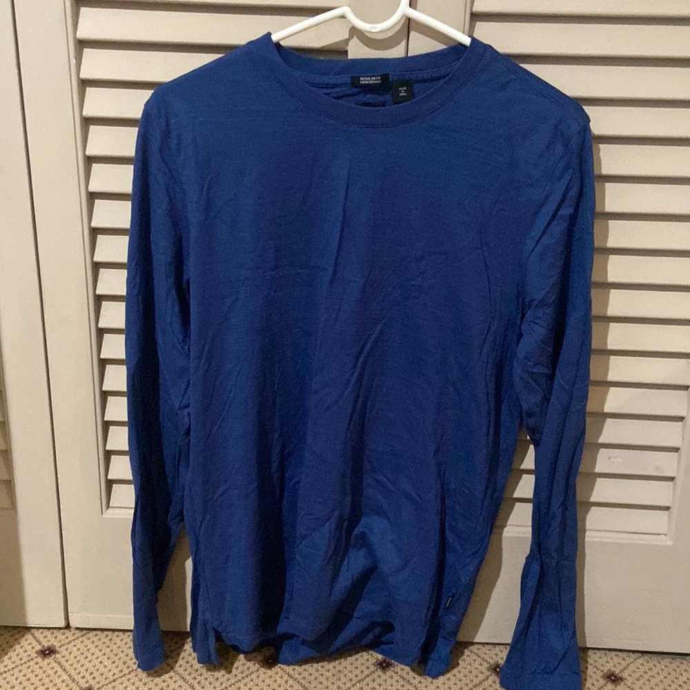 Hugo Boss blue long sleeve t shirt. New but without tags
